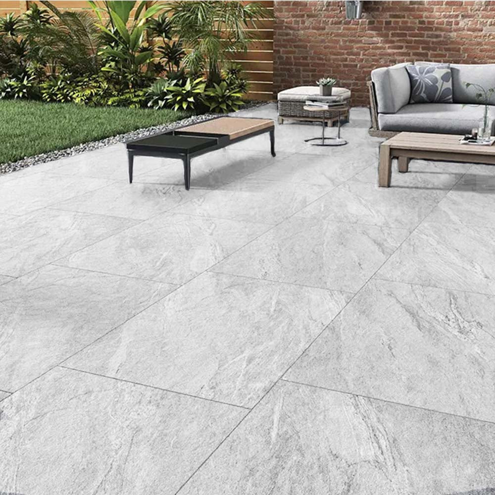 Country Light Grey - Vitrified Porcelain Paving - 600mm x 900mm